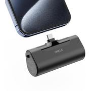iWALK Powerbank USB-C 4500mAh, 20W Powerbank Carga Rapida, Pequeño Cargador Portátil Compatible con iPhone 17/16/15, Samsung Galaxy A25,Xiaomi Note 13, Frau, Mann, Mujer, Hombre, Negro