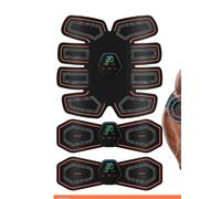 iWarmbase Electroestimulador Muscular - EMS Estimulador Muscular Abdominal, 6 Modos y 19 Intensidades, Tactical Electroestimulador Cuerpo Completo AB/Brazo/Pierna/Gluteos