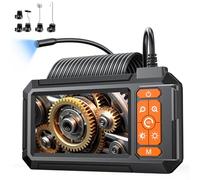 iWarmbase Endoscopio Cámara de Inspección, 4.3" Pantalla IPS 1080P HD Cámara de Inspección Boroscopio con 8 Luces LED, Camara Inspeccion Tuberias Impermeable IP67 16.5FT/5M, 2600 mAh