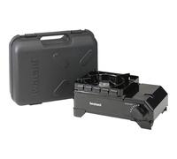 Iwatani Estufa de cassette, resistente a gas, Maru Jr. fabricada en Japón, compatible con horno holandés, color negro
