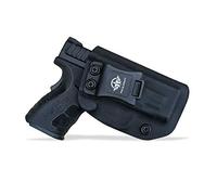 IWB Tactical KYDEX Gun Holster Custom Fits: Springfield XD MOD .2 3" Sub-Compact 9MM / .40 S&W Funda Pistola Case Inside Concealed Carry Holster Guns Accessories (Black, Right Hand Draw (IWB))