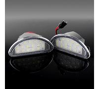 IWBR Ajuste for Toyota Aygo MK1 2005 2006 2007 2008 2009 2010 2011 2012 2013 2014 18 SMD Car Auto License Number Plate Light Lamp White