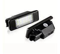 IWBR Luz de matrícula for Peugeot 106, 1007, 207, 307, 3008, 406, 407, 607, for Citroen C2, C3, C4, C5, C6, C8, DS3, 2 uds.