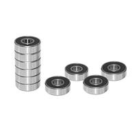IWEBQSAP 10 unids/Set 608 2RS rodamientos rígidos de Bolas rodamientos de Bolas sellados de Acero 608RS Z3V3 608-2RS 608rs tamaño del rodamiento 8X22X7mm
