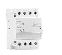 IWEBQSAP Contactor de CA for riel DIN, 4 Polos, 40 A, 63 A, 4 NO, 4 NC, 2 NO, 2 NC, 3 NO, 1 NC, for Uso doméstico (1 Unidad)(4P 63A 3NO1NC)