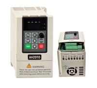 IWEBQSAP Convertidor de frecuencia Variable VFD Mini económico AHD12 de 220 V, 0,75/1,5/2,2 kW, 1 HP/2 HP/3 HP, for Control de Velocidad del Motor.(1.5KW,1PHASE-3PHASE)