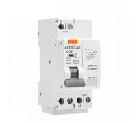 IWEBQSAP Disyuntor AFDD2-40 AFCI, Unidad de detección y prevención de fallas de Arco por monitoreo de Arco AFDD+RCCB, Tipo A, 2P, 40 A, 30 mA, 1 Unidad(C Curve,40A 30mA)