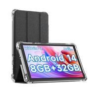 IWEGGO Tablet de 8 pulgadas, tableta Android 12 con funda, 2 GB de RAM, 32 GB de almacenamiento, 512 GB expandible, tableta de cámara dual de 2 + 8 MP, procesador de cuatro núcleos de 1.5 GHz, batería