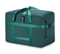 IWEIK Bolsas de viaje extra grandes y resistentes, bolsas de almacenamiento, bolsas de lona para mudanzas, almacenamiento, camping y viajes, Verde, 75L