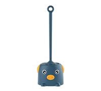 IWENZHKPA Cepillo Baño Cepillo de Dientes y Titular Ajuste, Limpieza Profunda Inodoro Cepillo con cerda Suave for el baño higiénico Kits Limpieza Escobillas Portaescobillas(A)