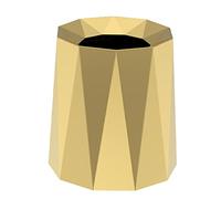 IWENZHKPA Cubo De Basura Cubo De Basura Redondo Plástico, Papelera, Contenedor para Baño, Dormitorio, Cocina, Oficina En Casa, 12 litros Bote Basuras Cocina(Yellow)