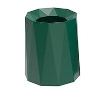 IWENZHKPA Cubo De Basura Cubo De Basura Redondo Plástico, Papelera, Contenedor para Baño, Dormitorio, Cocina, Oficina En Casa, 12 litros Bote Basuras Cocina(Grün)