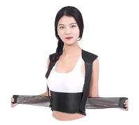 IWENZHKPA Faja Lumbar Cinturón De Soporte Espalda Completo con Terapia Magnética Autocalentamiento, Masajeador Hombros, Y Cuello, Columna Lumbar Soporte Lumbares(Large)
