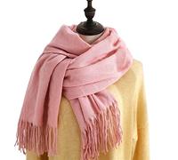 IWENZHKPA Foulard Mujer Mujer Bufanda Bufanda De Invierno Imitación Cachemira Sentir Pashmina Chal Envoltura Suave Cálida Manta Bufandas For Mujeres Regalo Mantoncillo(Y)