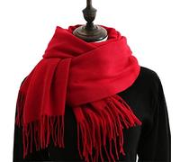 IWENZHKPA Foulard Mujer Mujer Bufanda Bufanda De Invierno Imitación Cachemira Sentir Pashmina Chal Envoltura Suave Cálida Manta Bufandas For Mujeres Regalo Mantoncillo(F)