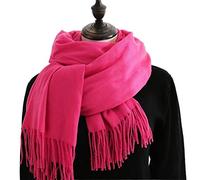 IWENZHKPA Foulard Mujer Mujer Bufanda Bufanda De Invierno Imitación Cachemira Sentir Pashmina Chal Envoltura Suave Cálida Manta Bufandas For Mujeres Regalo Mantoncillo(L)