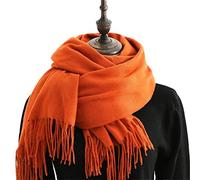 IWENZHKPA Foulard Mujer Mujer Bufanda Bufanda De Invierno Imitación Cachemira Sentir Pashmina Chal Envoltura Suave Cálida Manta Bufandas For Mujeres Regalo Mantoncillo(N)