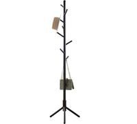 IWENZHKPA Perchero Perchero De Madera Independiente En Forma Árbol con 8 Ganchos para Ropa, Sombreros Y Bolsas Pie