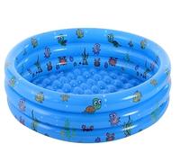 IWENZHKPA Piscina Inflable Piscina Inflable con Impresión Redonda, De Pesca para Jardín Y Patio Trasero, Juguete Playa Grueso Hinchables(Blue,100 * 35cm)