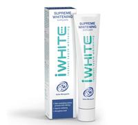 iWhite Supreme Pasta de Dientes Blanqueante, 75ml - Blanqueamiento Activo y Eliminación de Manchas en los Dientes. Refuerza, Protege y Refresca el Aliento - Microperlas para unos Dientes más Blancos