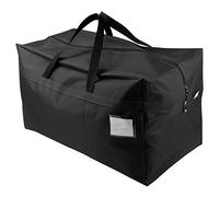 iwill CREATE PRO Bolsa de Almacenamiento para árboles de Navidad, Adornos para Festivales Contenedor de Almacenamiento para Fiestas navideñas, 100L, Negro