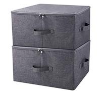 iwill CREATE PRO Cajas con cremallera para armario, Gris Oscuro