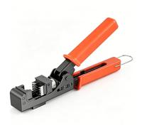 iwillink Herramienta Keystone de terminación de velocidad, conector Keystone RJ45 en ángulo de 90°, Cat5e, Cat6 y Cat6a, cable Ethernet RJ45, herramienta de perforación