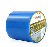 Iwinna Cinta de reparación de polietileno transparente para invernadero, color azul (100-25)