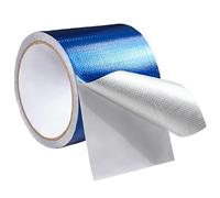 Iwinna Cinta Reparación Toldos Impermeable Parches Adhesivos UV Resistentes para Lonas, Cubiertas Barcos, Tiendas Campaña Velas, Cinta Emergencia Exterior Kit Reparación Roturas 8CM x 8M, Azul