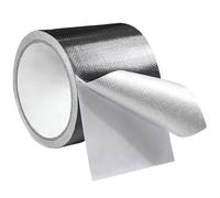 Iwinna Cinta Reparación Toldos Impermeable Parches Adhesivos UV Resistentes para Lonas, Cubiertas Barcos, Tiendas Campaña Velas, Cinta Emergencia Exterior Kit Reparación Roturas 8CM x 8M, Negro