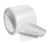 Iwinna Cinta Reparación Toldos Impermeable Parches Adhesivos UV Resistentes para Lonas, Cubiertas Barcos, Tiendas Campaña Velas, Cinta Emergencia Exterior Kit Reparación Roturas 8CM x 8M, Blanco