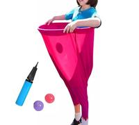 Iwinna Granny Pants - Juego de patio para patio, juegos de granny Pants al aire libre, pantalones de fiesta extraños con 2 bolas y 1 inflador, juegos de patio, juego de reunión familiar, juegos