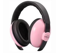 Iwinna Protector Auditivo Bebe, Cascos Bebe Antiruido Reducción de Ruido para Niños y Bebés, Cascos Antiruido para Bebe 0-2 Años, Ligero Rosa