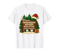 Iwishabish Woods National Forest Land of Audacity Navidad Camiseta