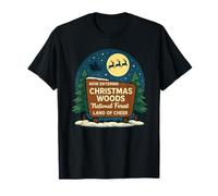 Iwishabish Woods National Forest Land of Audacity Navidad Camiseta