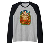 Iwishabish Woods National Forest Land of Audacity Navidad Camiseta Manga Raglan