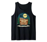 Iwishabish Woods National Forest Land of Audacity Navidad Camiseta sin Mangas