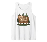 Iwishabish Woods National Forest Land of Audacity Navidad Camiseta sin Mangas