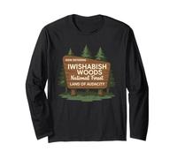 Iwishabish Woods National Forest Land of Audacity Navidad Manga Larga