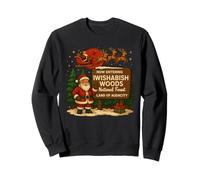 Iwishabish Woods National Forest Land of Audacity Navidad Sudadera