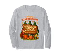 Iwishabish Woods National Forest Land of Gratitude Camiseta Manga Larga