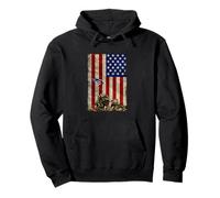 Iwo Jima Bandera de Estados Unidos Sudadera con Capucha