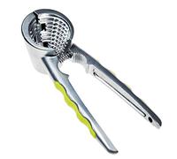 iwobi Cascanueces de acero inoxidable, cascanueces con mango de silicona para nuez, pistachos, almendras, pecanueces