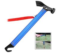 iwobi Martillo multifunción de acero al carbono para camping, para piquetas, color azul