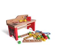 Iwood- Mesa Madera Juego de accesorios y herramientas infantiles, Multicolor (13016) , color/modelo surtido
