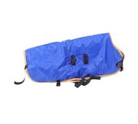 IWOWHERO 1 pieza Chaleco Aislante para Terneros Abrigo de Invierno para Calf Ropa de Protección Térmica Diseño con Protección Abdominal Ligera y de Poner para Color Color Aleatorio