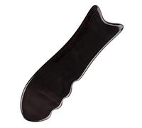 IWOWHERO 1 Pieza Herramienta de Masaje de Placas Ganado para Adultos Tablero de Masaje Guasha para Estrés y Muscular para Cara y Cuerpo Negro