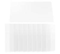 IWOWHERO 10 piezas Alfombrilla Transparente para Bolígrafo PVC Resistente Plantilla Flexible para Dibujo Artístico Accesorio Práctico para Artistas Principiantes