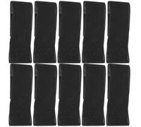 IWOWHERO 10 Piezas Brazaletes Conmemorativos Elásticos Negros de Poliéster | Servicio Funerario y Duelo, Uso en Actividad de Cementerio, Resistentes Deformables