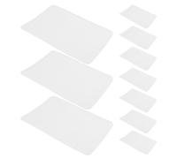 IWOWHERO 10 Piezas Pegatinas Protectoras para Suelas de Zapatos 10 Unidades, Transparentes, Autoadhesivas, Antideslizantes y Recortables, Almohadillas para Tacones y Suelas Blandas, Ideales